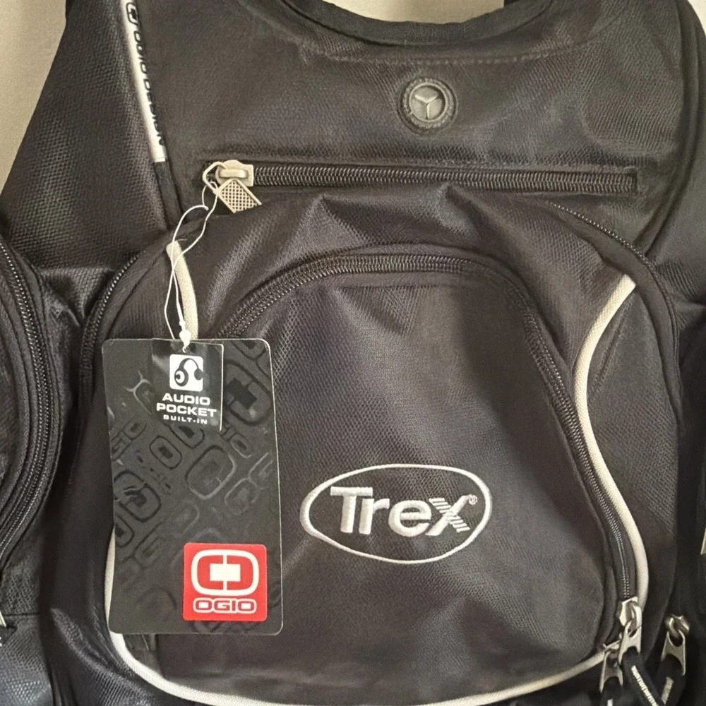 OGIO Bounty Hunter Backpack Black Laptop Travel Pack NEW w/ Tags Trex Logo